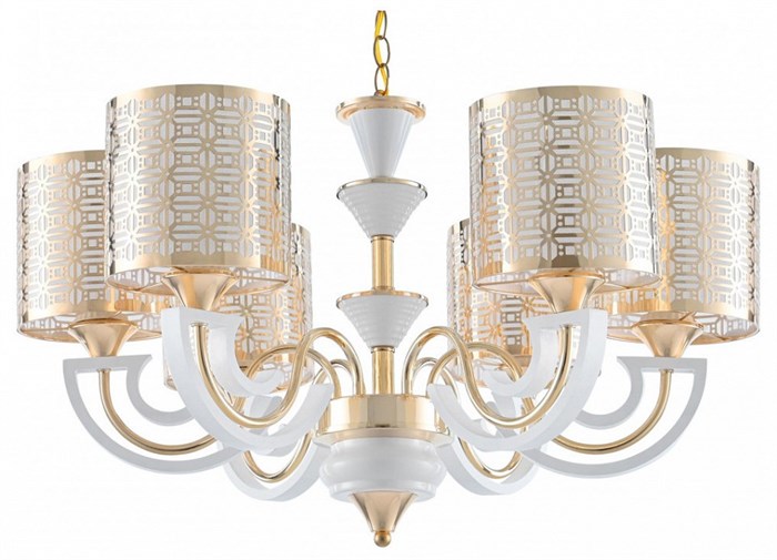 Подвесная люстра Arte Milano Florentia-8857 308857/6 Wh/Gd - фото 4935185