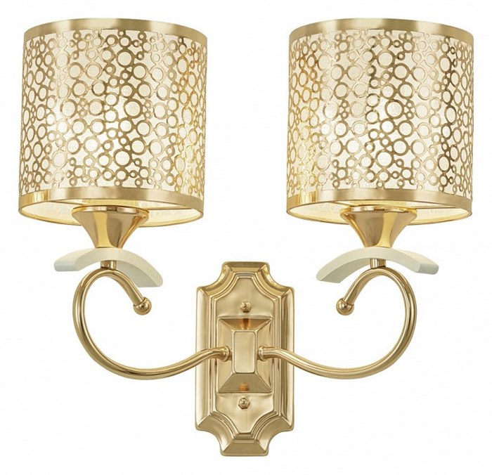 Бра Arte Milano Florentia-9787 309787/2W Wh/Gd - фото 4935215
