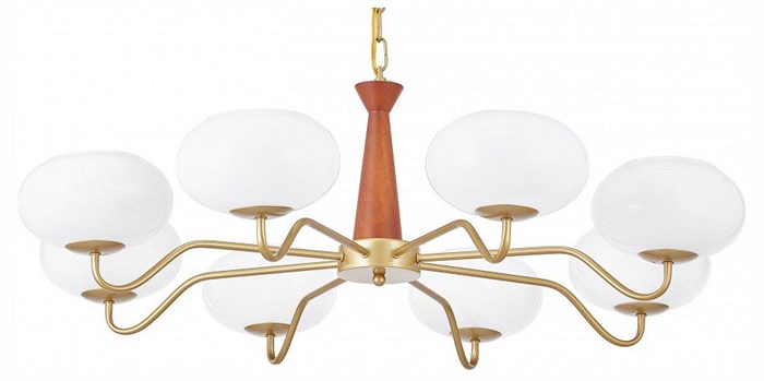 Подвесная люстра Arte Milano AM-Napoli 310166/D900/8 BS/WD - фото 4935315