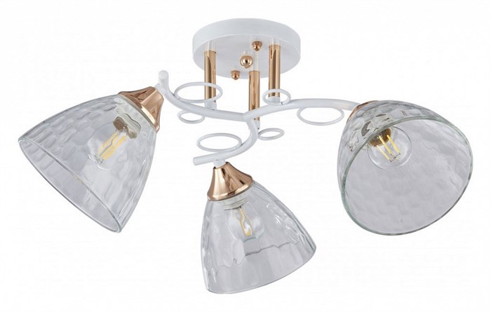 Потолочная люстра Arte Milano AMALFI-321395 321395/3A WH+FG - фото 4935728