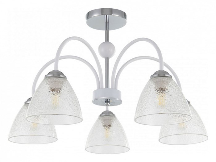 Люстра на штанге Arte Milano Napoli-321410 321410/5 CR+WH - фото 4935753