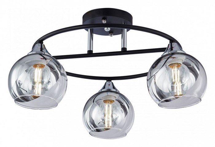 Потолочная люстра Arte Milano AMALFI-322403 322403/3 BK+CR - фото 4935828