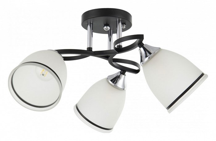 Потолочная люстра Arte Milano AMALFI-325885 325885/3A BK+CR - фото 4936110