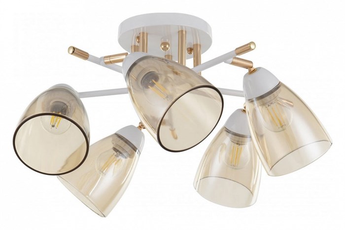 Потолочная люстра Arte Milano AMALFI-327410 327410/5 FG+WH - фото 4936353