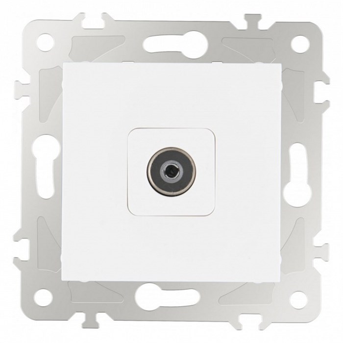 ТВ-розетка без рамки Arte Milano am-203 203.43-1.white - фото 4937961