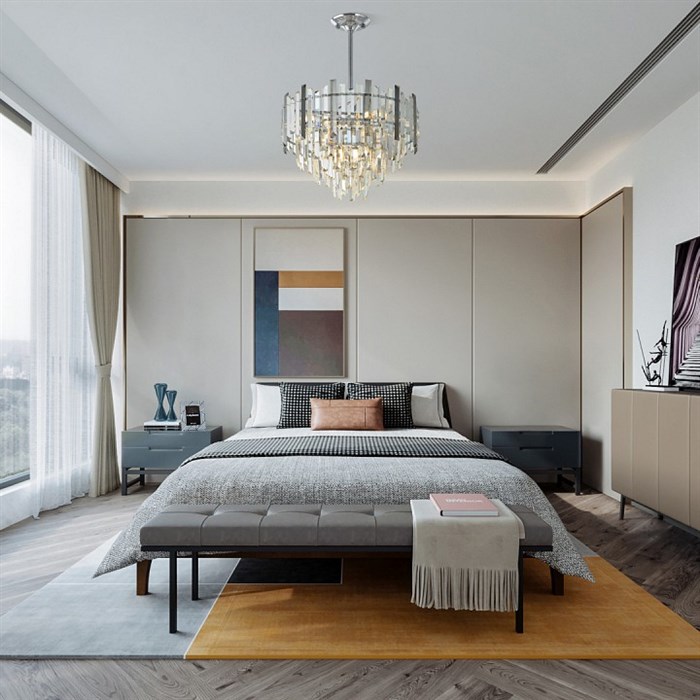 Люстра на штанге Arte Milano Sorrento-4409 374409/7/300/470 CR - фото 4940769