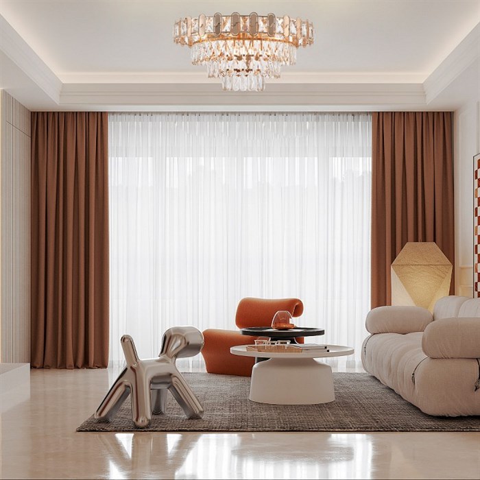 Люстра на штанге Arte Milano Sorrento-8109 378109/8/570 GD - фото 4940982