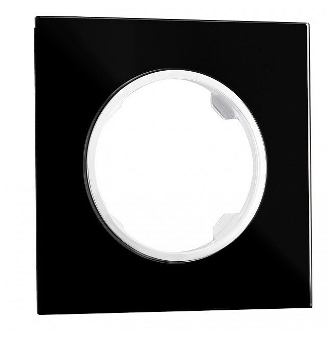 Рамка на 1 пост Arte Milano am-502.01 502.01-1.black - фото 4941083