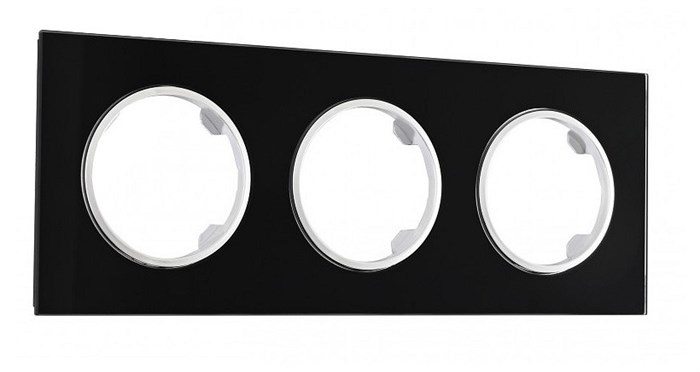 Рамка на 3 поста Arte Milano am-502.01 502.01-3.black - фото 4941097