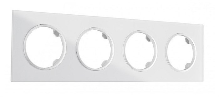 Рамка на 4 поста Arte Milano am-502.01 502.01-4.white - фото 4941111