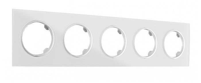 Рамка на 5 постов Arte Milano am-502.01 502.01-5.white - фото 4941119