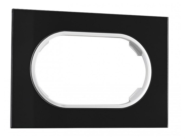 Рамка для двойной розетки Arte Milano am-502.01 502.01-double.black - фото 4941121