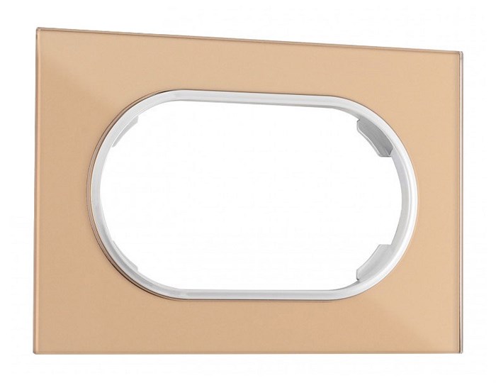 Рамка для двойной розетки Arte Milano am-502.01 502.01-double.shampan - фото 4941123
