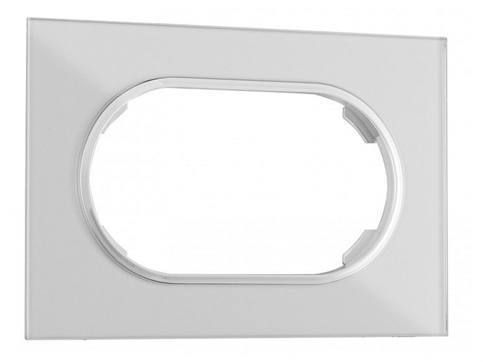 Рамка для двойной розетки Arte Milano am-502.01 502.01-double.silver - фото 4941125
