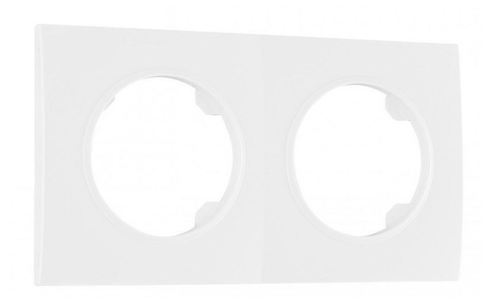 Рамка на 2 поста Arte Milano am-502.04 502.04-2.white - фото 4941141