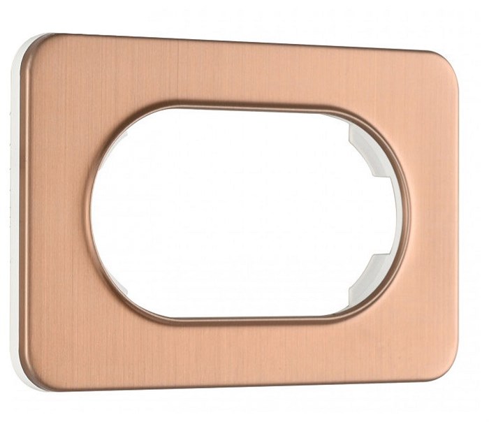 Рамка для двойной розетки Arte Milano am-502.07 502.07-double.pink - фото 4941217