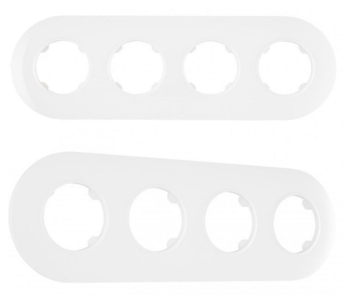 Рамка на 4 поста Arte Milano am-502.08 502.08-4.white - фото 4941251