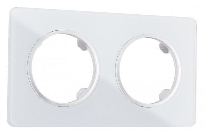 Рамка на 2 поста Arte Milano am-502.13 502.13-2.white - фото 4941327