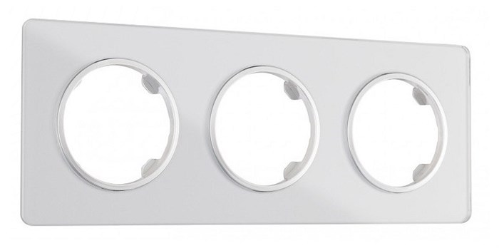Рамка на 3 поста Arte Milano am-502.13 502.13-3.silver - фото 4941333