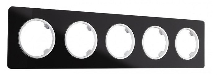 Рамка на 5 постов Arte Milano am-502.13 502.13-5.black - фото 4941345