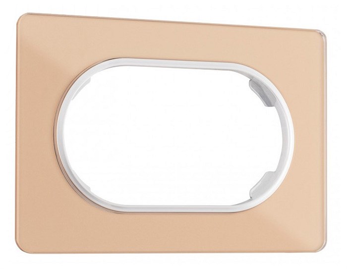 Рамка для двойной розетки Arte Milano am-502.13 502.13-double.shampan - фото 4941355