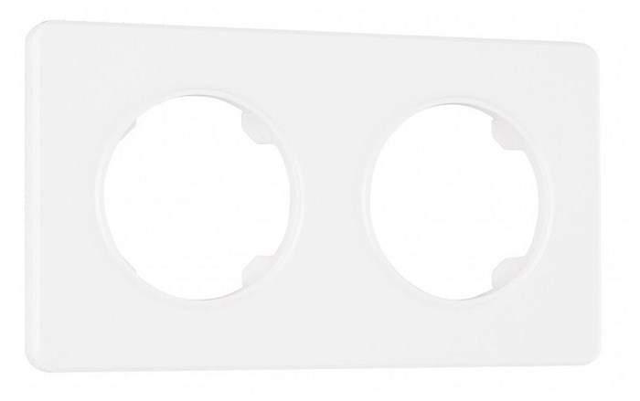 Рамка на 2 поста Arte Milano am-502.15 502.15-2.white - фото 4941375
