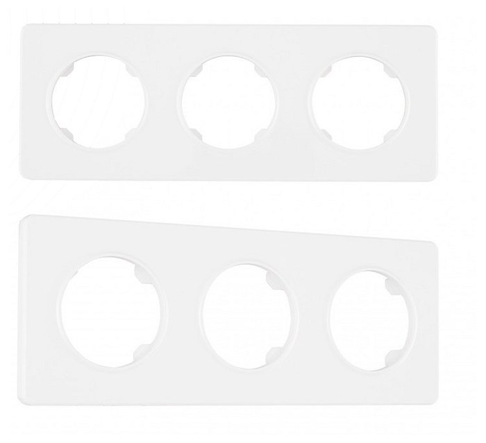 Рамка на 3 поста Arte Milano am-502.15 502.15-3.white - фото 4941383