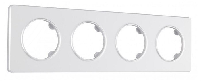 Рамка на 4 поста Arte Milano am-502.15 502.15-4.silver - фото 4941389