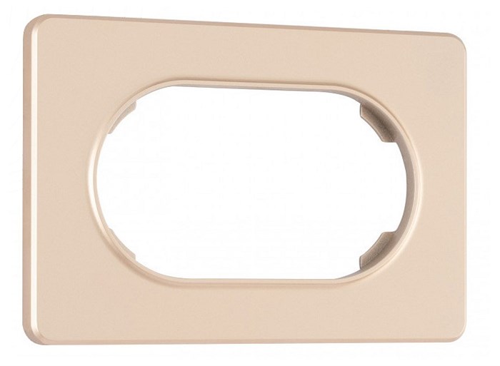 Рамка для двойной розетки Arte Milano am-502.15 502.15-double.shampan - фото 4941403