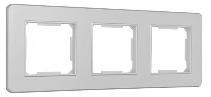 Рамка на 3 поста Arte Milano am-502.16 502.16-3.silver - фото 4941429