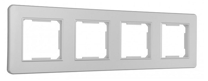 Рамка на 4 поста Arte Milano am-502.16 502.16-4.silver - фото 4941437