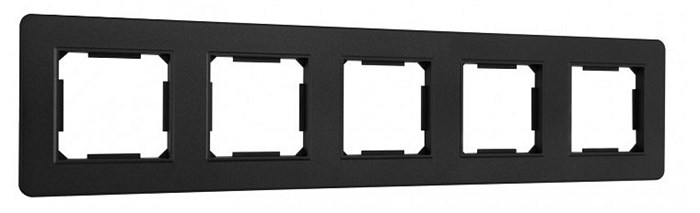 Рамка на 5 постов Arte Milano am-502.16 502.16-5.black - фото 4941441