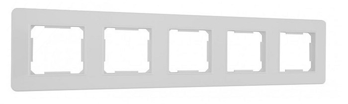Рамка на 5 постов Arte Milano am-502.16 502.16-5.white - фото 4941447
