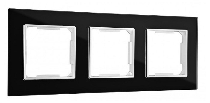 Рамка на 3 поста Arte Milano am-503.02 503.02-3.black - фото 4941473