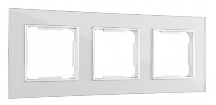 Рамка на 3 поста Arte Milano am-503.02 503.02-3.silver - фото 4941477