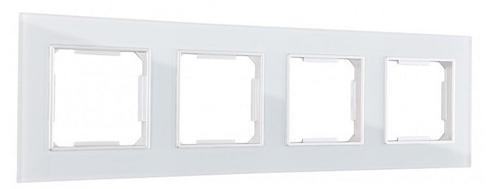 Рамка на 4 поста Arte Milano am-503.02 503.02-4.white - фото 4941487