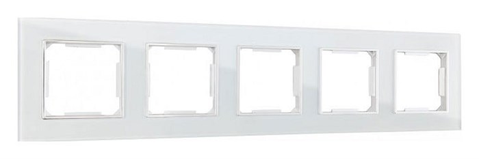 Рамка на 5 постов Arte Milano am-503.02 503.02-5.white - фото 4941495