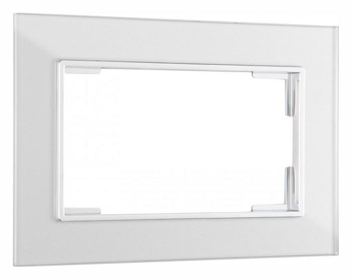 Рамка для двойной розетки Arte Milano am-503.02 503.02-double.silver - фото 4941501