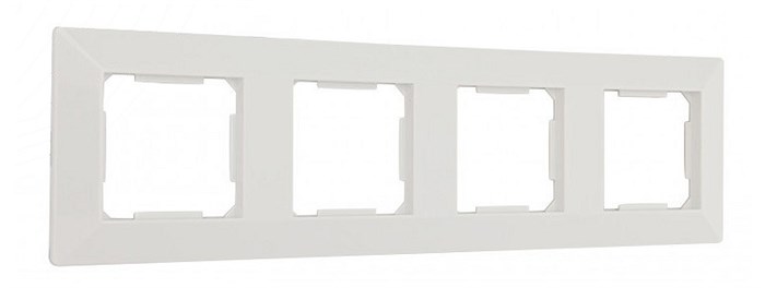 Рамка на 4 поста Arte Milano am-503.03 503.03-4.white - фото 4941535