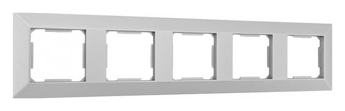 Рамка на 5 постов Arte Milano am-503.03 503.03-5.silver - фото 4941541