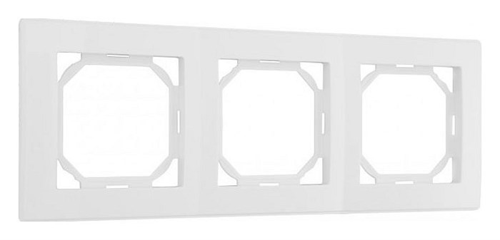 Рамка на 3 поста Arte Milano am-503.06 503.06-3.white - фото 4941575