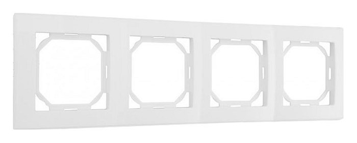 Рамка на 4 поста Arte Milano am-503.06 503.06-4.white - фото 4941583