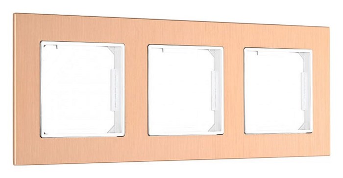 Рамка на 3 поста Arte Milano am-503.12 503.12-3.pink - фото 4941619