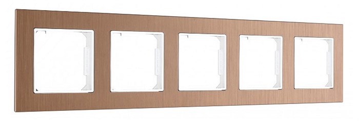 Рамка на 5 постов Arte Milano am-503.12 503.12-5.brown - фото 4941631