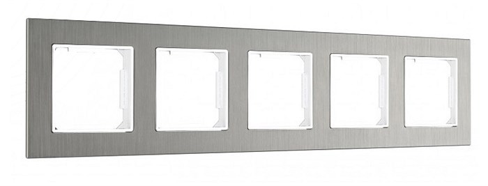 Рамка на 5 постов Arte Milano am-503.12 503.12-5.grey - фото 4941633