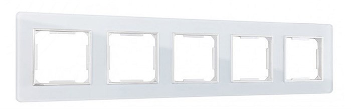 Рамка на 5 постов Arte Milano am-503.14 503.14-5.white - фото 4941684