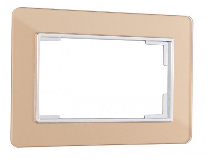 Рамка для двойной розетки Arte Milano am-503.14 503.14-double.shampan - фото 4941688