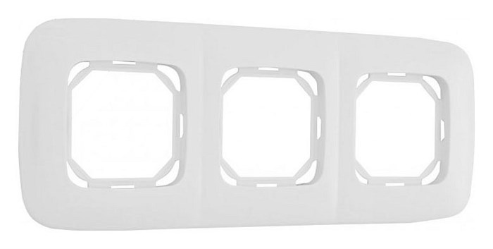 Рамка на 3 поста Arte Milano am-505.05 505.05-3.white - фото 4941716