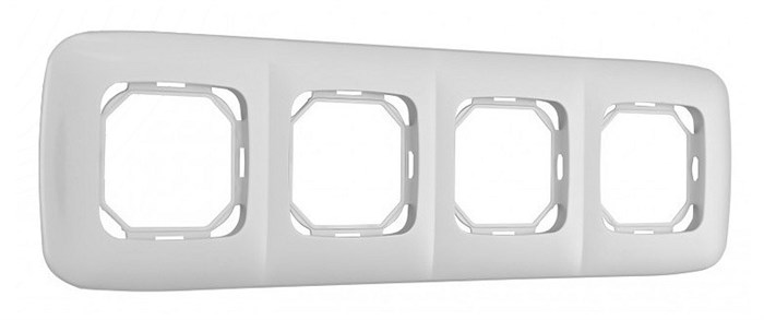 Рамка на 4 поста Arte Milano am-505.05 505.05-4.silver - фото 4941722
