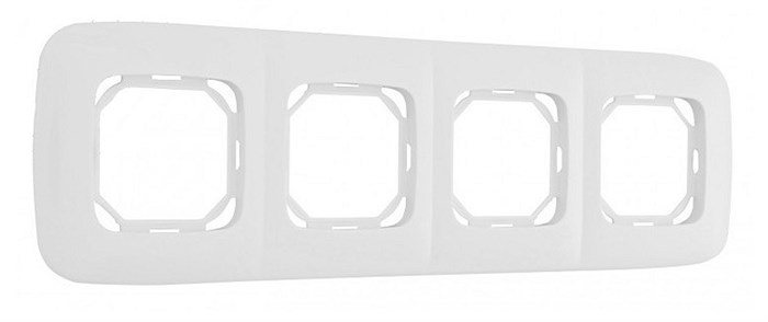 Рамка на 4 поста Arte Milano am-505.05 505.05-4.white - фото 4941724